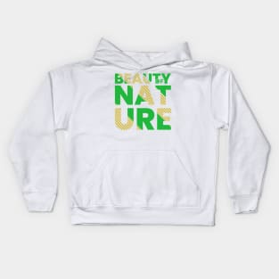 Beauty of nature save tree save the planet Kids Hoodie
